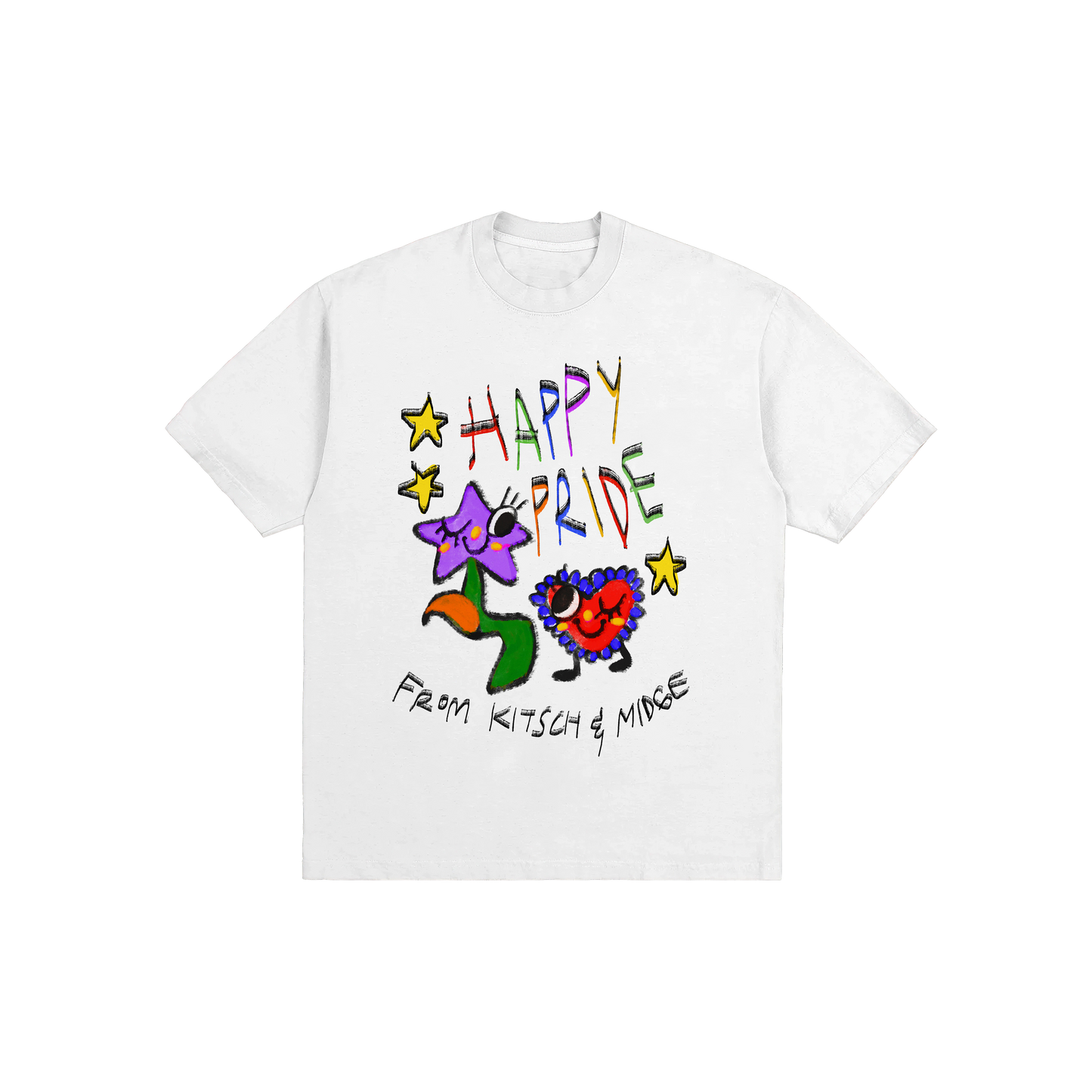T-shirt « KITSCH AND MIDGE» – Édition spéciale Pride Month 2025 🌈