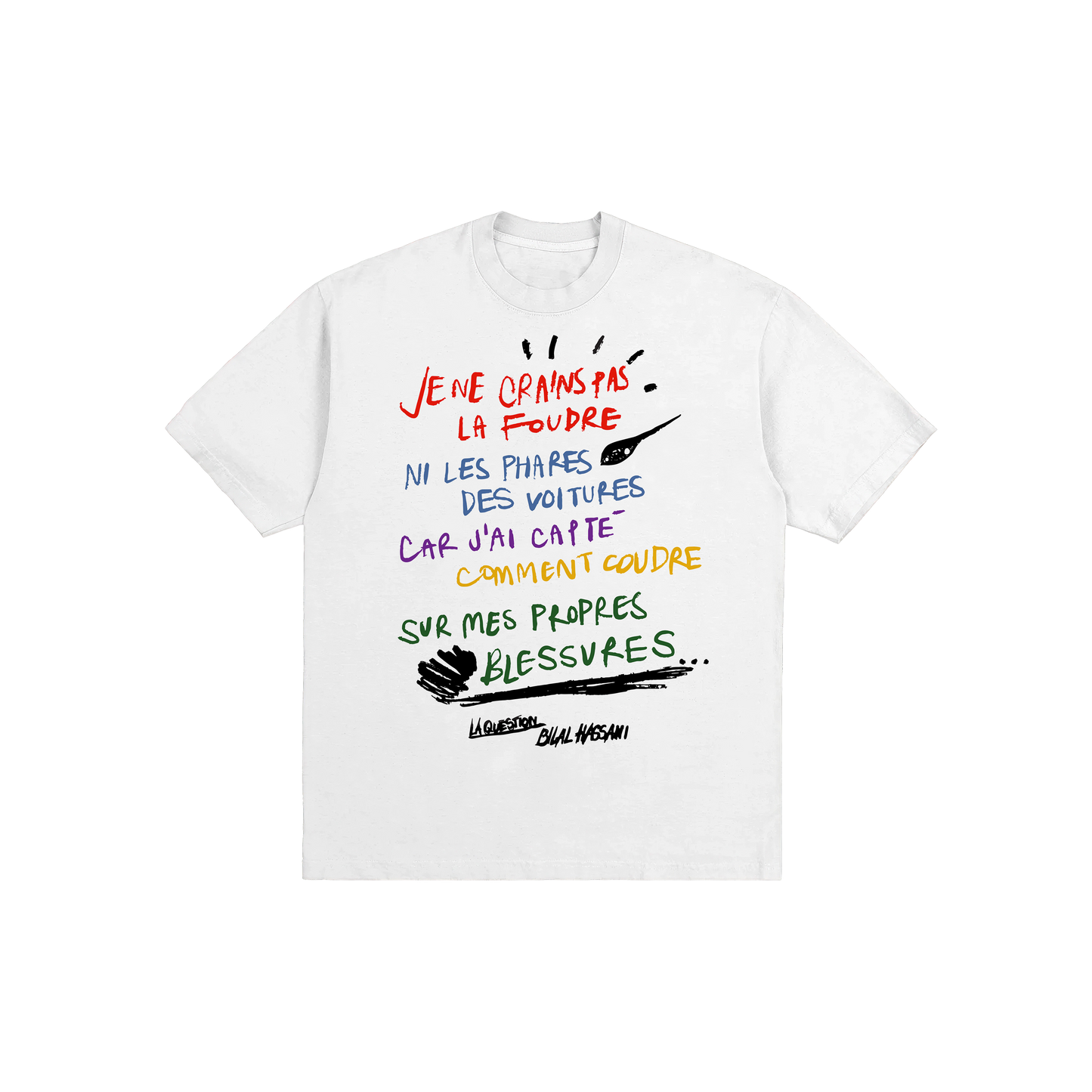 T-shirt « LA QUESTION 2 » – Édition spéciale Pride Month 2025 🌈